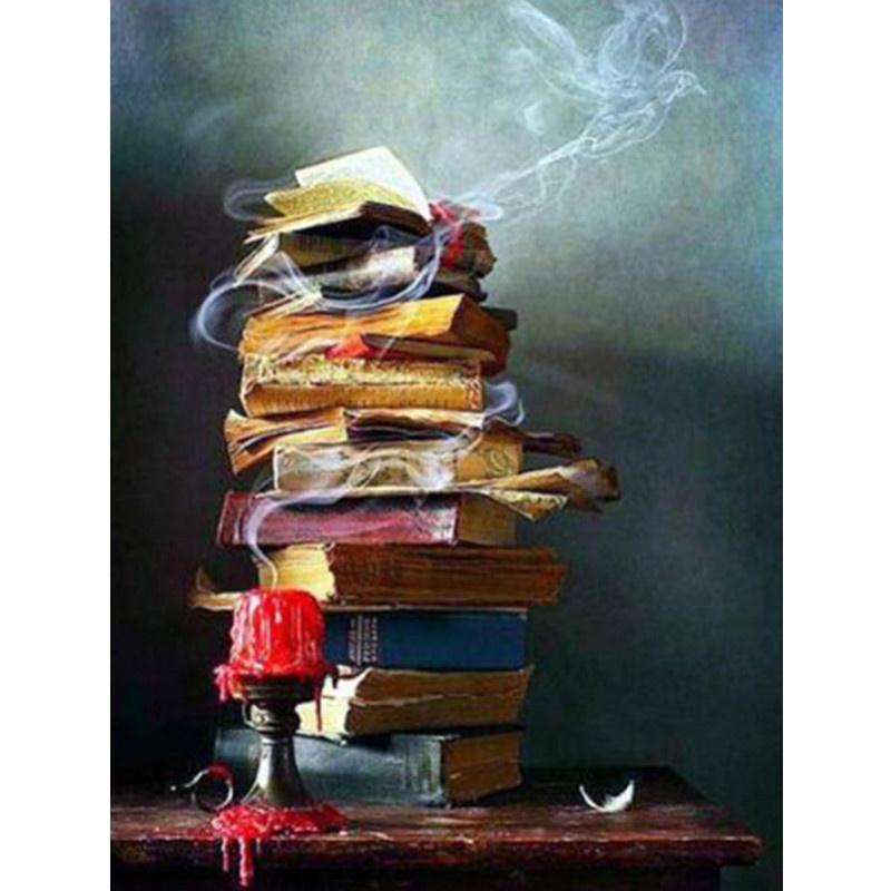 5D DIY Алмазная картина Волшебная книга Алмазная вышивка Набор для вышивки крестом Полный горный хрусталь Мозаика Домашний декор