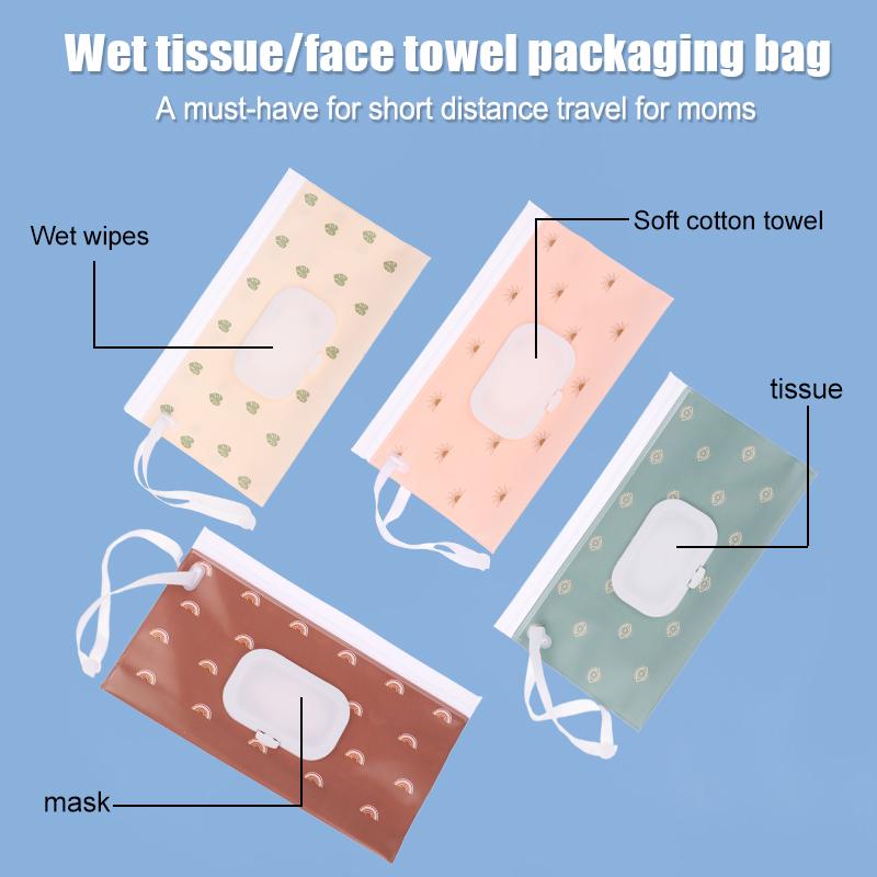 1 шт. Ева Портативная коробка для салфеток на кнопках Сумка для влажных салфеток Крышка-клапан Косметичка Уличные полезные аксессуары для детской коляски