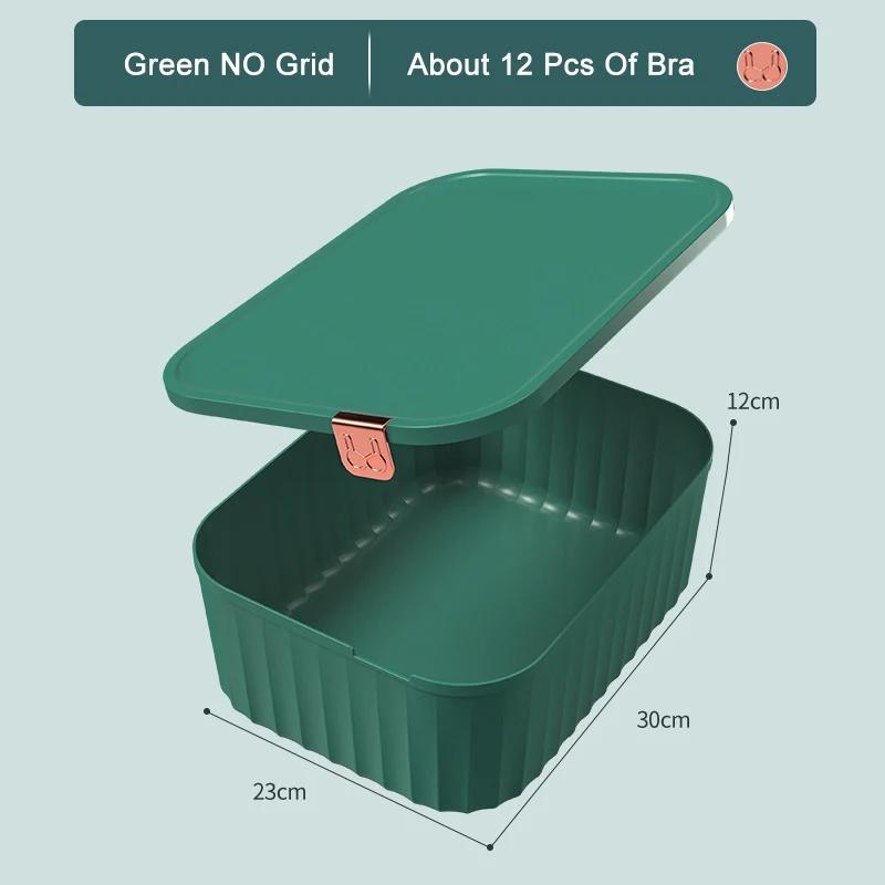 New 1PC Underwear Storage Box Home Compartment Bra Underwear Socks Three-in-one Organizer Artifact Drawer Box