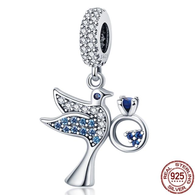 Plata Charms Of Ley 925 Silver Starry Sky Charms Air Balloon Charm Fit Fashion 925 Original Bracelets Pulseira Diy