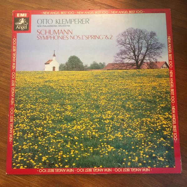 LP Record OTTO KLEMPERER NEW PHILHARMONIA OR  Schumann Symphony No. 1 No. 2 EAC81036 ANGEL Japan Classical Used