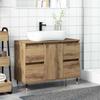 Bathroom Cabinet Artisan Oak 80x33x60 cm Particleboard
