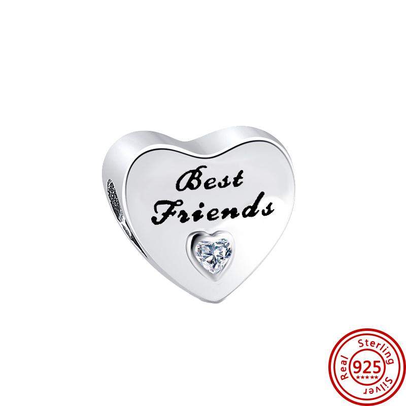 Новый 925 Серебряный Шарм Навсегда Теплый Семья Любовь Мама DIY Бусины Подходит Оригинальные Подвески Браслеты Подарок На День Матери Ювелирные Изделия