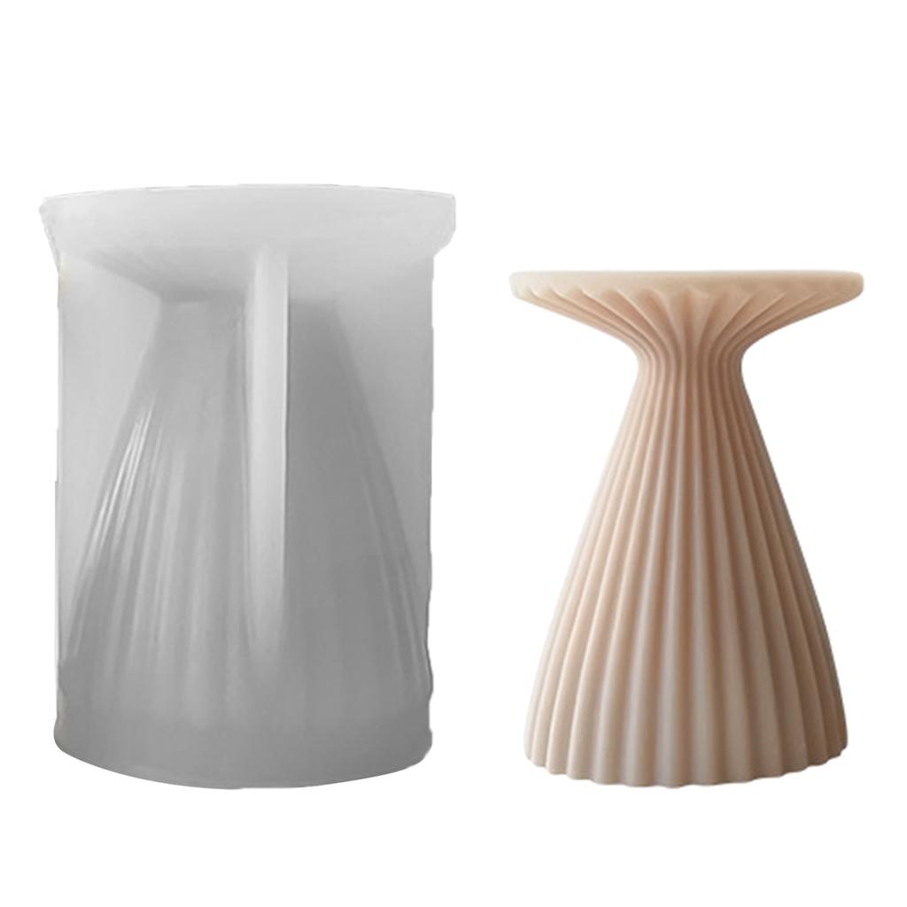 Epoxy Candlestick Silicone Mold Candle Base Mould Geometric Candle Holders Molds DIY Ornaments Home Decorations Mould