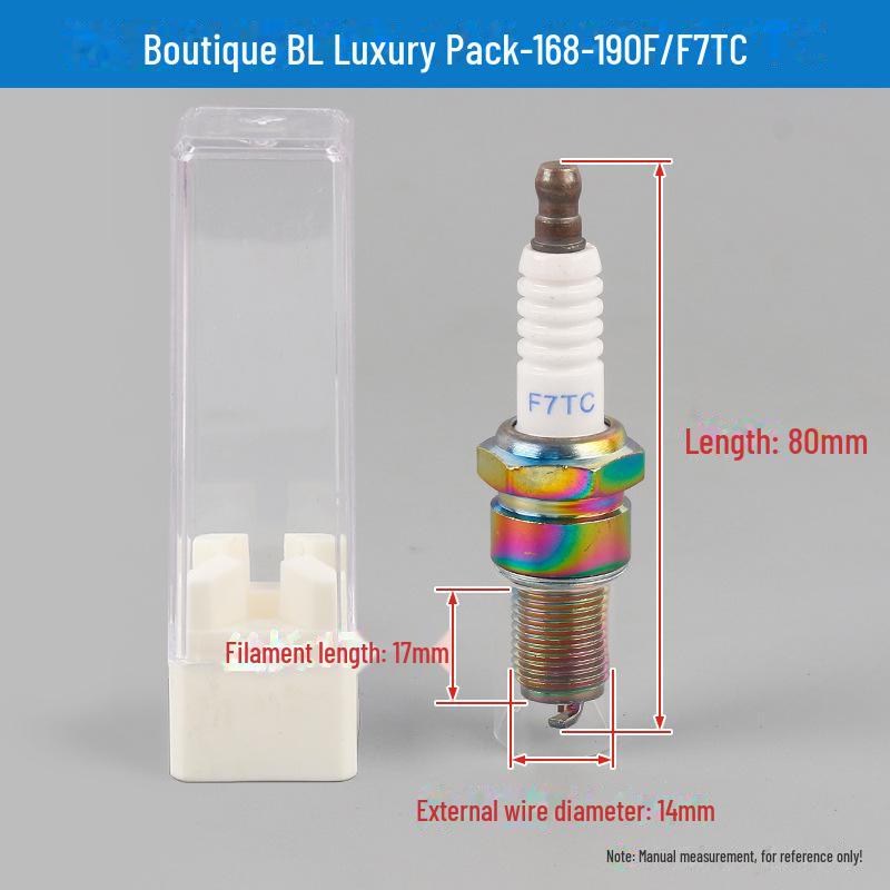 Свечи зажигания и форсунки 168F/190F для двигателей бензопил, генераторов и газонокосилок