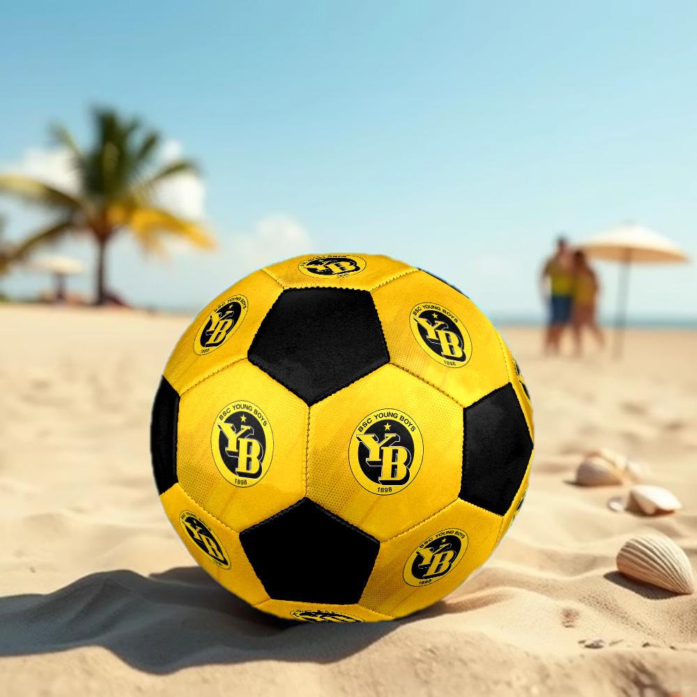 BSC Young Boys Soccer Ball Colorful All Ages Machine Stitched PVC Competition Ready Durable High-Bounce.SIZE5