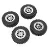 RC Car Tires Rubber Sturdy Remote Control Pickup Truck Wheel Tires Replacement for MN82