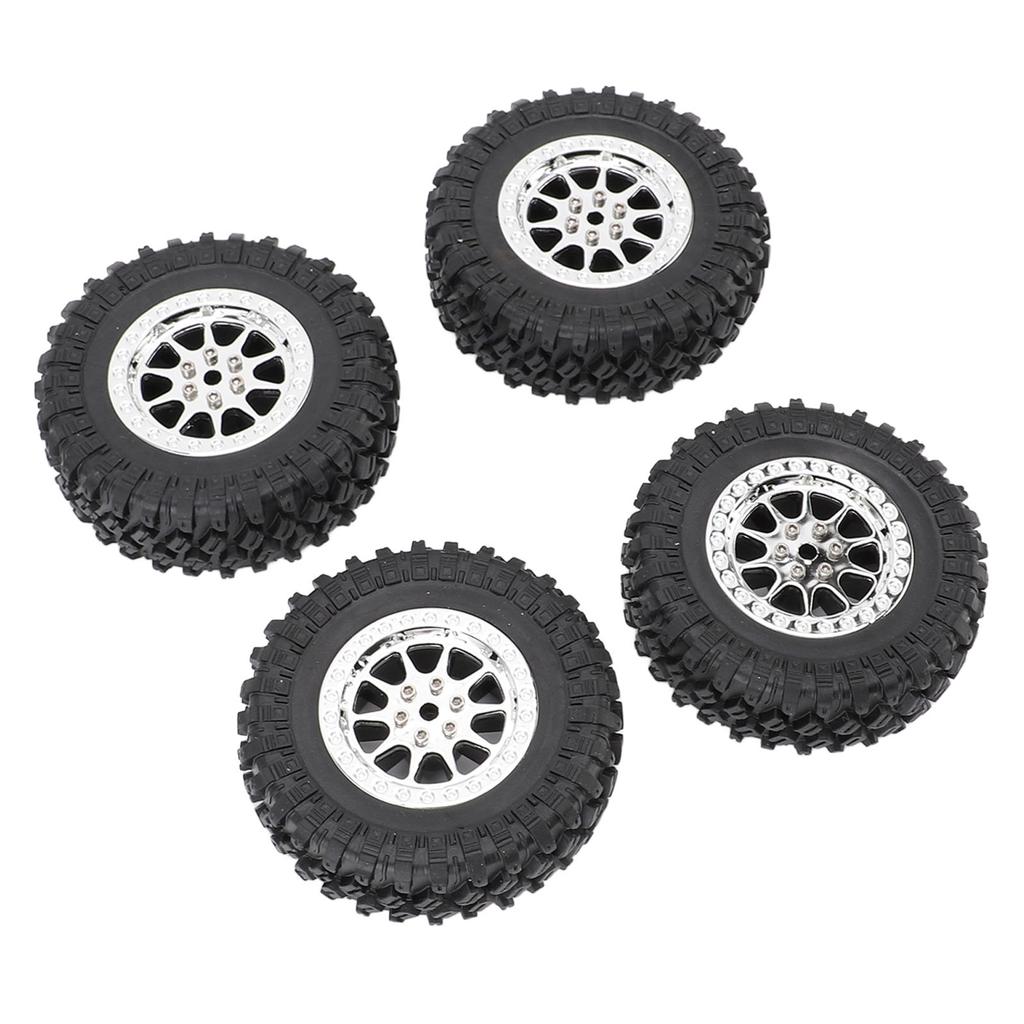 RC Car Tires Rubber Sturdy Remote Control Pickup Truck Wheel Tires Replacement for MN82