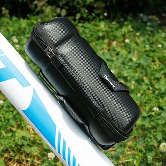 Bicycle Tool Bag Waterproof Multi-functional Black Sealed Zipper Bike Bottle Bag for Men