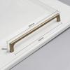 Retro Antique Bronze Furniture Pull Durable Aluminum Handle for Cabinet Wardrobe Storage Drawer Kitchen Decor