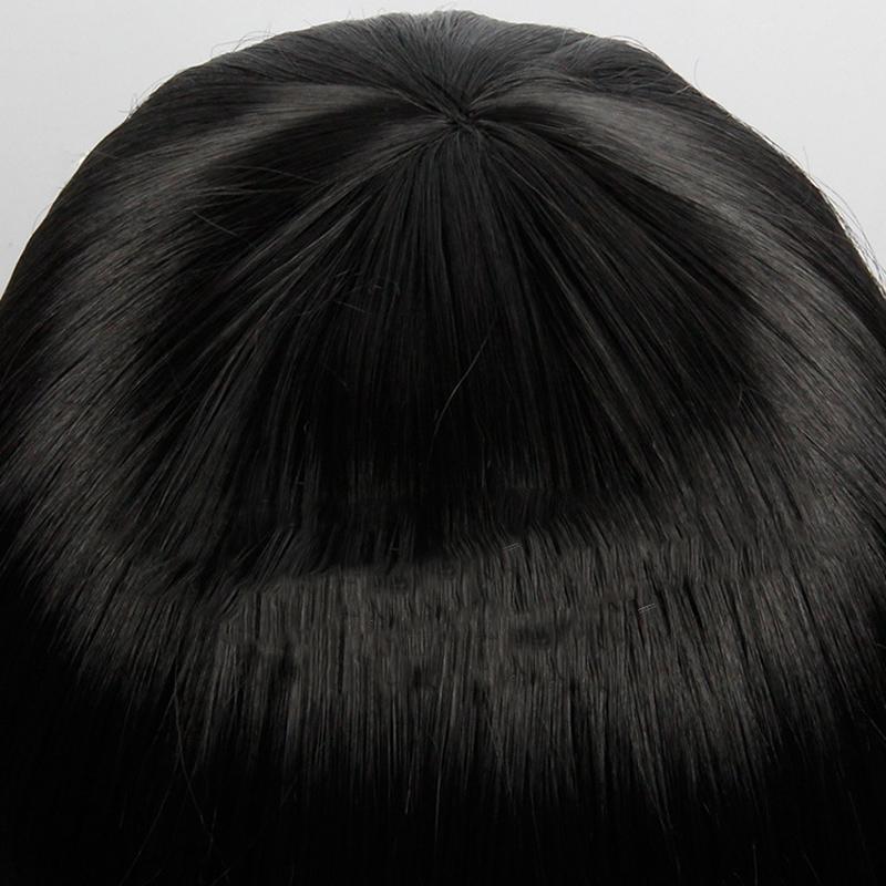 Парик для косплея аниме, волосы Kakegurui Yumeko Jabami, термостойкие синтетические волосы, длинные прямые, черные, серые, парик для косплея