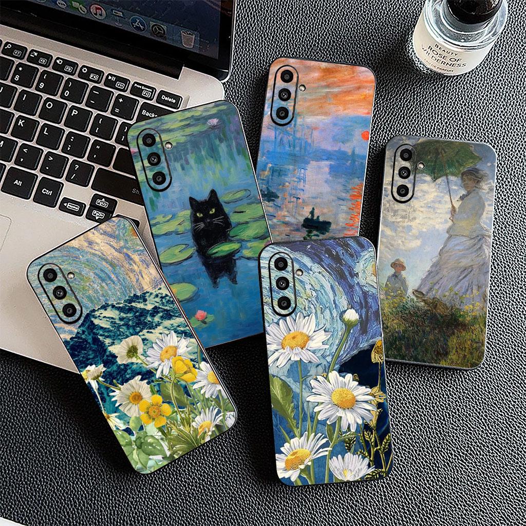 Phone Cover for Motorola Moto Edge 70 60 Fusion NEO Pro G Stylus G56 G96 G04 G05 20 Case Claude Monet Impressionism Painter