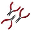 3pcs Red Mini Pliers Set Plastic Wire Stripping Pliers Portable Cutter Wire Pliers Worker