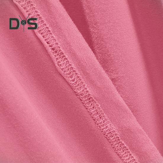 Pullover Lady Night Robe Short Sleeves Stylish Sleepwear Women Night Dress