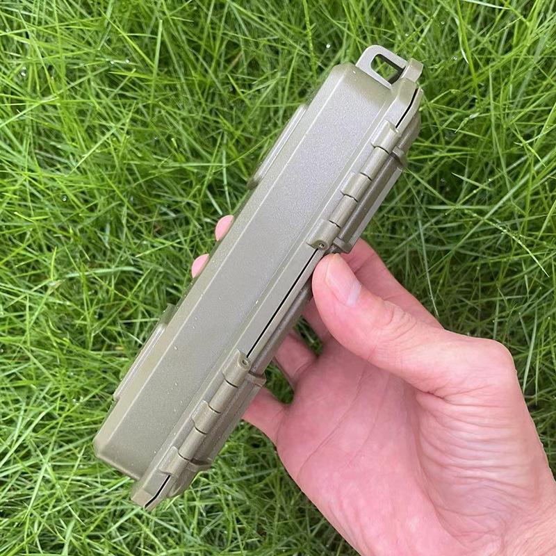 EDC водонепроницаемый ударопрочный ящик с губкой универсальный герметичный ящик для хранения полевых деталей