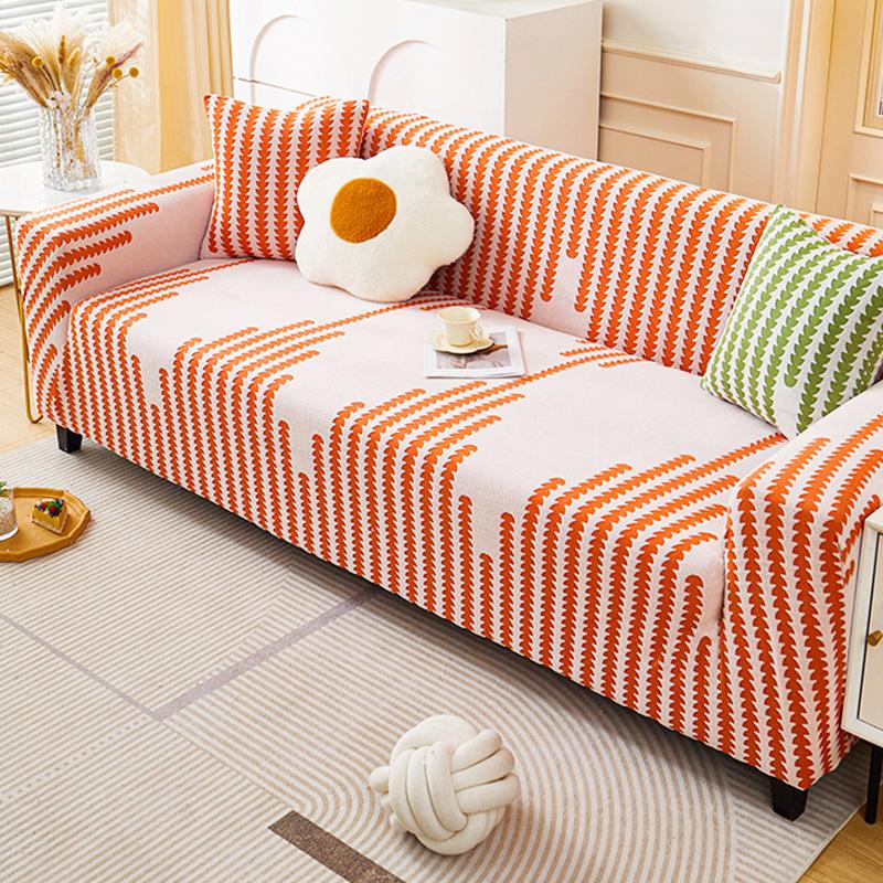 Зимний плюшевый чехол для дивана, цельный чехол для дивана, ткань, не царапающаяся, нескользящая подушка для дивана