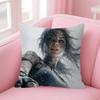 Lara Croft Tomb Raider game   Pillow Gift Home Office Decoration Pillow Bedroom Sofa Car Cushion CoverPillow Case