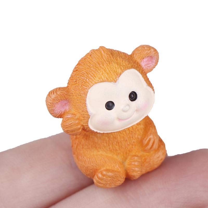 1PC Miniature 12 Zodiac Resin Doll Figurines Crafts Realistic Animals For Micro Landscape Scene Decoration DIY Accessories