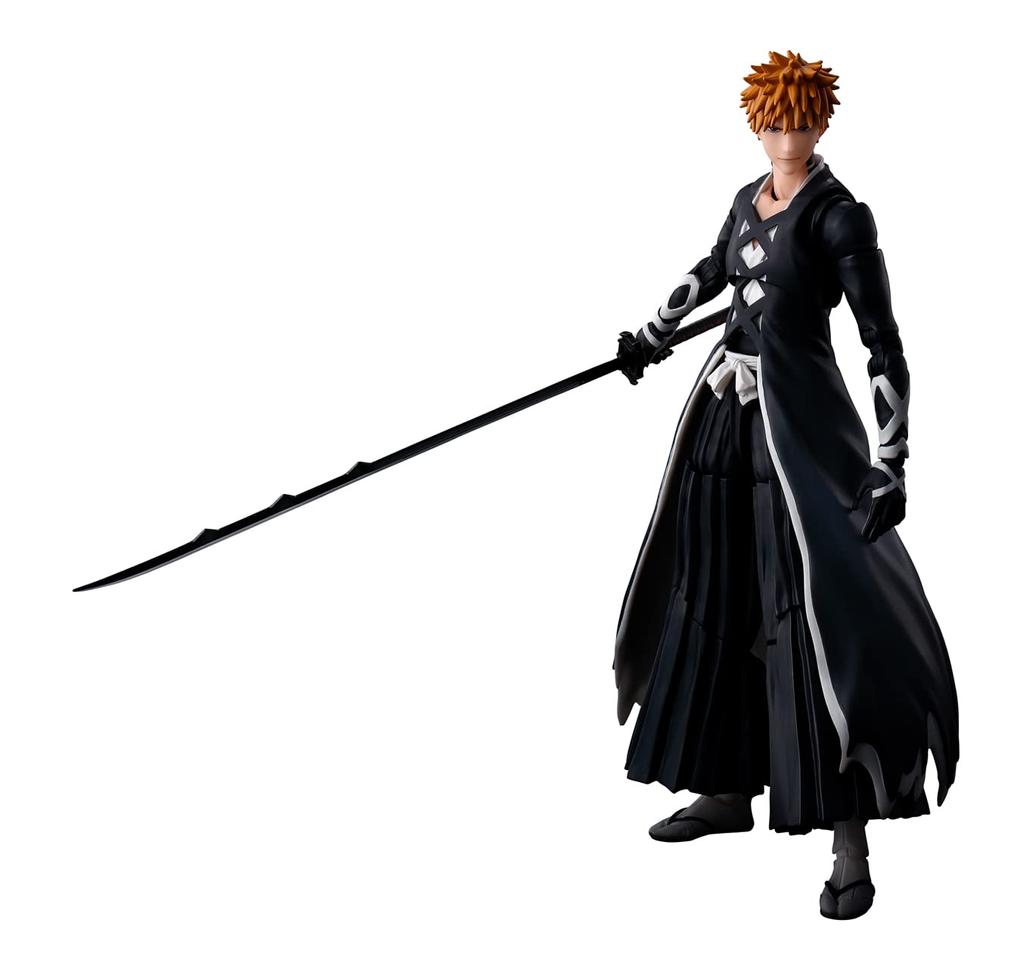 TAMASHII NATIONS BLEACH Тысячелетняя кровавая война Ичиго Куросаки Приблизительно 155 мм окрашенная подвижная фигурка SHFiguarts -Bankai/Tenchain Zangetsu-