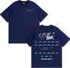 Anuel AA Rhlm 2 Real Hasta La Muerte Album Print T Shirt Mens Women Hip Hop 90s Vintage Cotton Short Sleeve Tshirts Streetwear