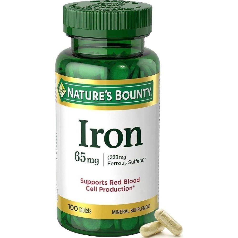 Nature's Bounty Железо 65 мг 100 Капсул 1 шт