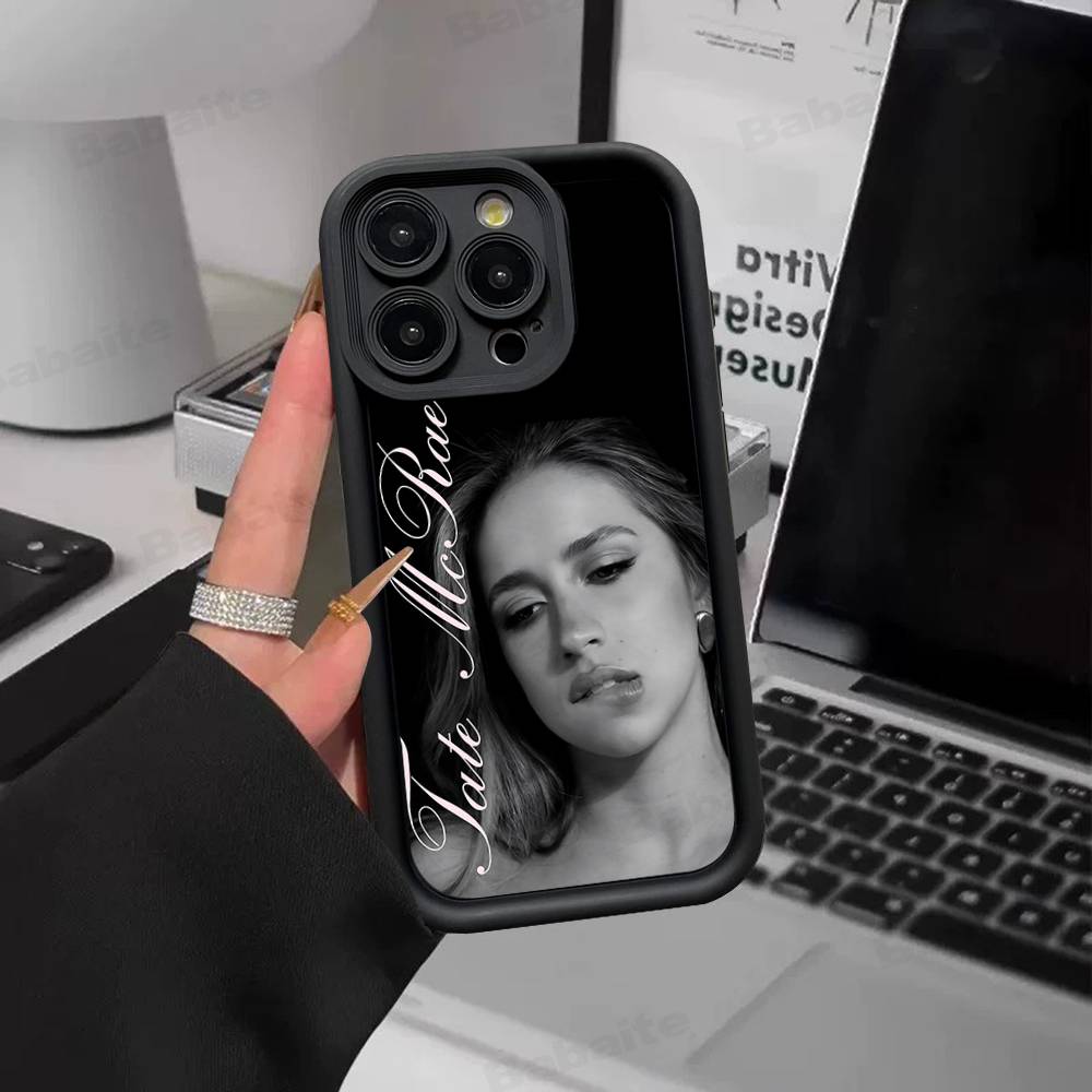 Tate M-McRae Singer Phone Case For IPhone 17 16 15 14 13 12 11 Pro Max 16E Plus INS Soft Cover