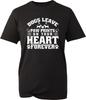 Dogs Leave Paw Prints On Your Heart Forever Dog Lovers TShirt Dogs Mom Dad Top