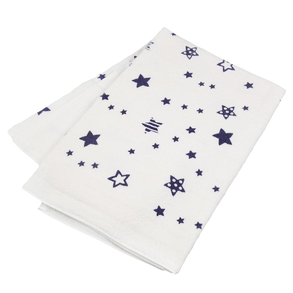 Isamu Shokai made in fluffy bath star 88 x 88 cm 100% cotton, Japan, towel, pattern,