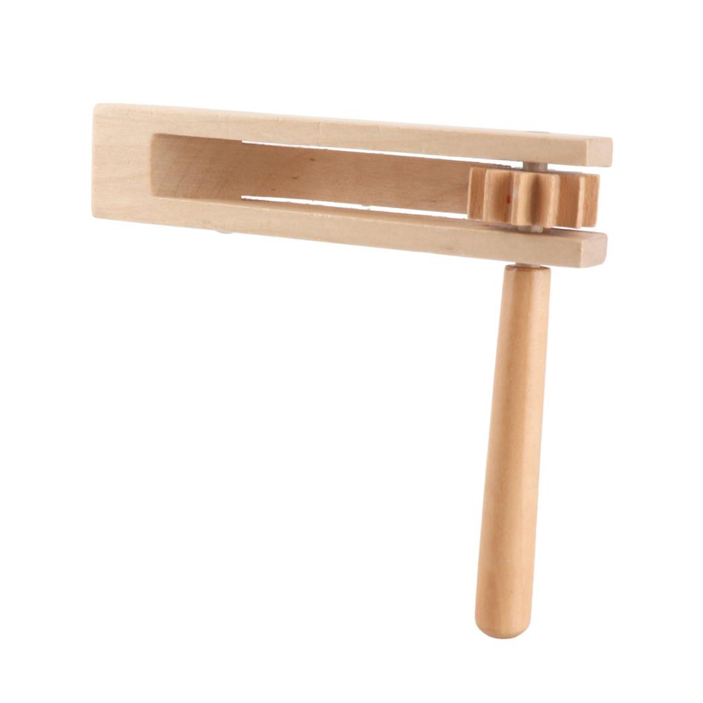 Деревянная трещотка, издающая шум, Орф-инструмент, игрушка-погремушка для спортивных мероприятий, игр, праздников