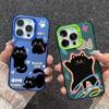 Милый чехол с изображением кота для iPhone 16 Samsung A55 A35 A34 S24 FE Xiaomi Redmi Note 13 Pro 14C Huawei Honor 200 противоударный бампер для телефона с защитой от царапин