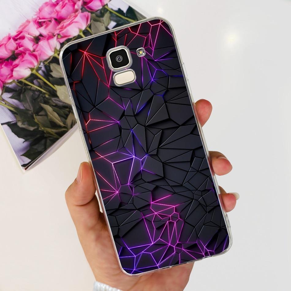 Чехол для телефона Samsung Galaxy J6 J6+ 2018 Samsung J 6 J6 Plus SM-J600F J610G Модный Крутой Узор Мягкий Силиконовый ТПУ Чехлы