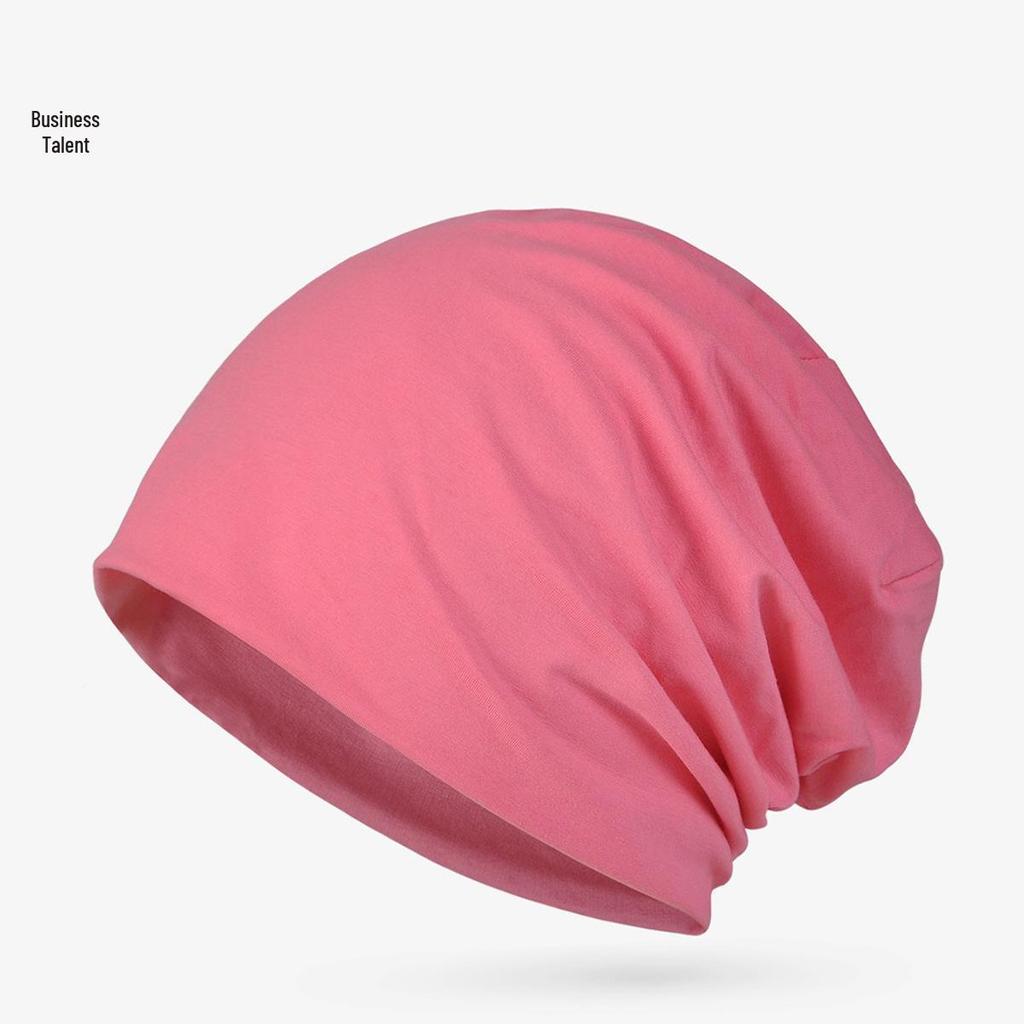 Versatile Cotton Beanie: Thin, Cuffed, Plain Style for Men & Women