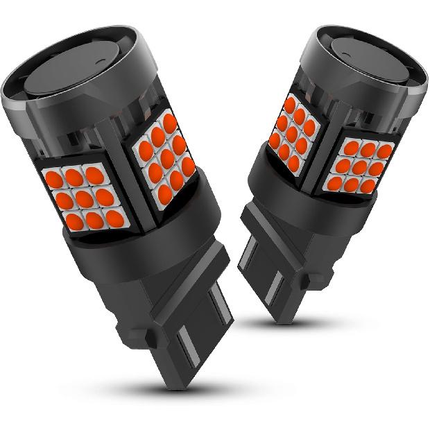 7440 LED Brake Light Bulb Red for Ram 1500 2500 3500 4500 5500 -2024 2025, Super Bright 7440LL W21WLL Rear Tail/Turn and Stop Lights, Pack of 2