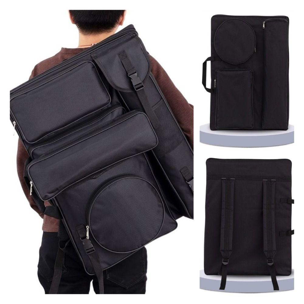 Large Capacity 4K Drawing Board Bag With Zipper Handle Shoulder Sketch Bag Art Backpack Art Supply