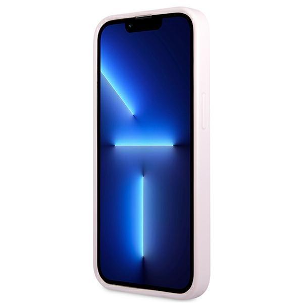 Guess Guhcp13Lpsasbpu Iphone 13 Pro / 136,1 Fioletowy/Purple Saffiano Hot Stamp & Metal Logo