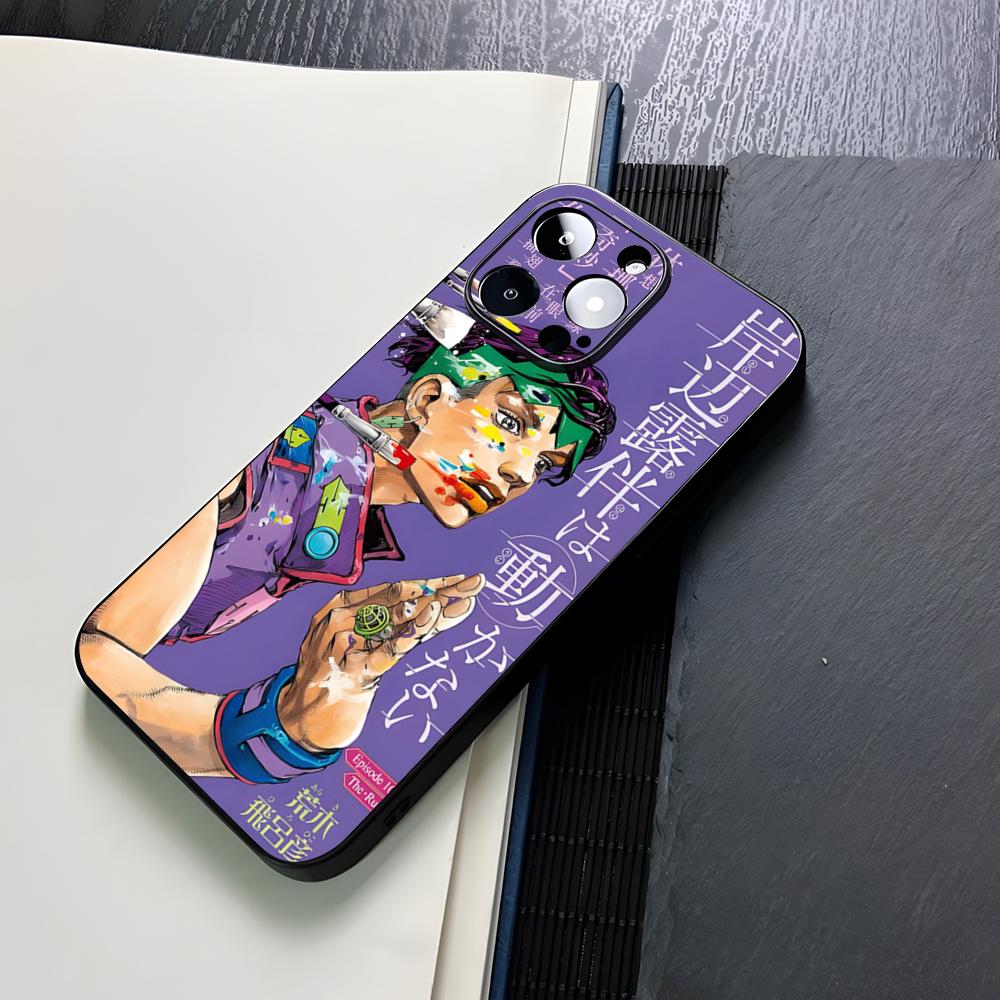 Чехол для телефона JoJo's Bizarre Adventure JoJo Аниме Для Iphone 16 15 12 14 Свадебные подарки Se 2020 16 Pro Max 11 13 Xr X Xs Mini Plus F