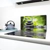 2x GLASS PROTECTIVE PLATE FOR STOVE 40x52 BAMBOO