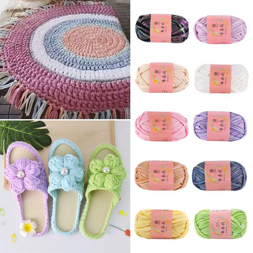 100 г Блестящая пряжа для вязания крючком Волшебный цвет Сделай сам Ручное вязание Универсальный моток пряжи Для футболки