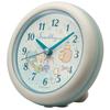 Seiko Clock CQ224W Waterproof Kitchen Bath Wall or Tabletop Water 123 x 122 x Sumikko Gurashi Design & Clock, Analog, Use, Resistant, White, 48mm,