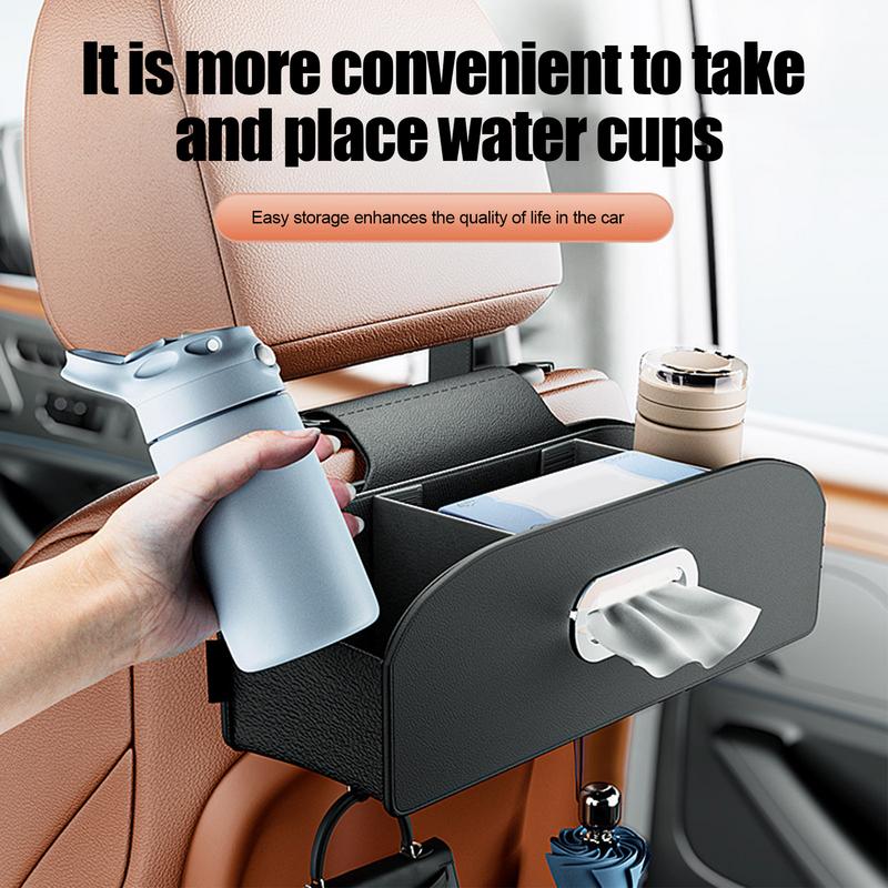Ящик для хранения подголовника автомобиля Многофункциональный держатель-органайзер для заднего сиденья автомобиля Ящик для хранения на спинке сиденья автомобиля Салон автомобиля для транспортных средств