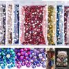 Nail Art Rhinestone Crystal Glass Accessories Diy Flat-Bottomed Drill, Mobile Phone Case Colorful Guomao A Diamond Accessories Accessories Accessories