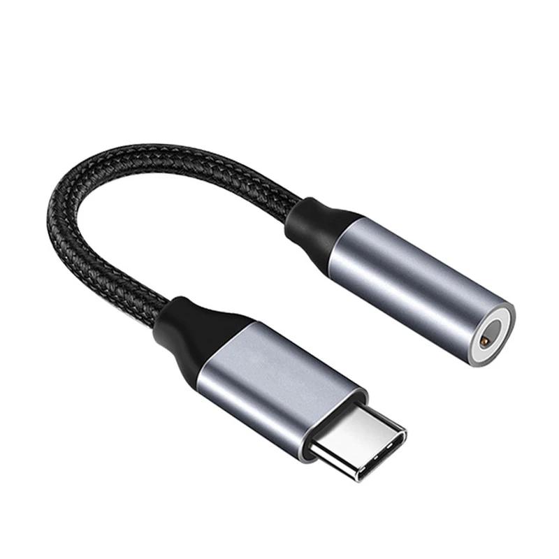 Адаптер-кабель USB Type C на 3,5 мм AUX, USB C на 3,5 мм гнездо для наушников, для iPhone 17 16 15 Huawei Xiaomi