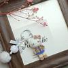 Флоковые брелоки для сумок Брелоки Hello Kitty Подарки Брелок на телефон Аксессуары Праздничные подарки