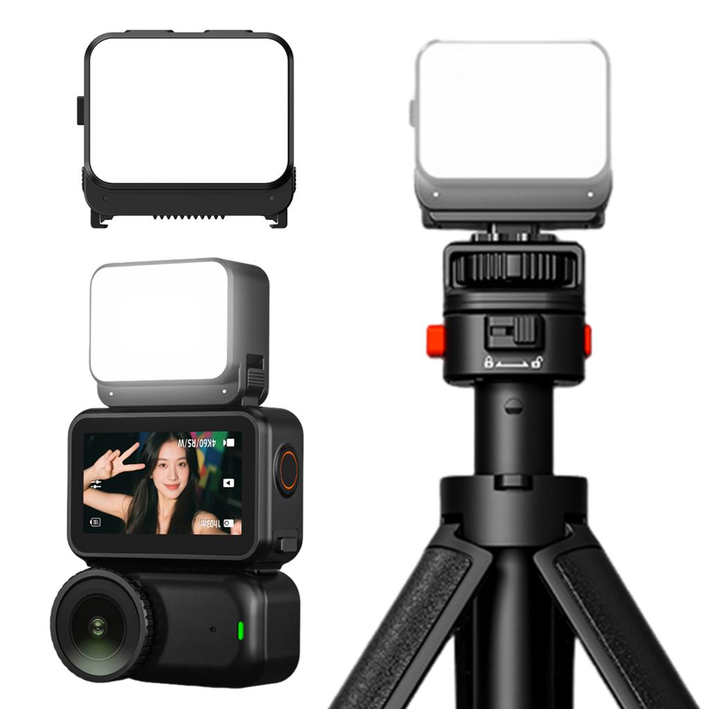 Магнитный светодиодный свет для камеры 3 цветовые температуры Мини-свет для фотосъемки и влогинга 4-уровневое затемнение для аксессуаров DJI Osmo Nano