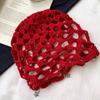 Hollow Out Crochet Hollow Knitted Hat Star Tassels Weave Cap Fashion Knit Beanies  Outdoor