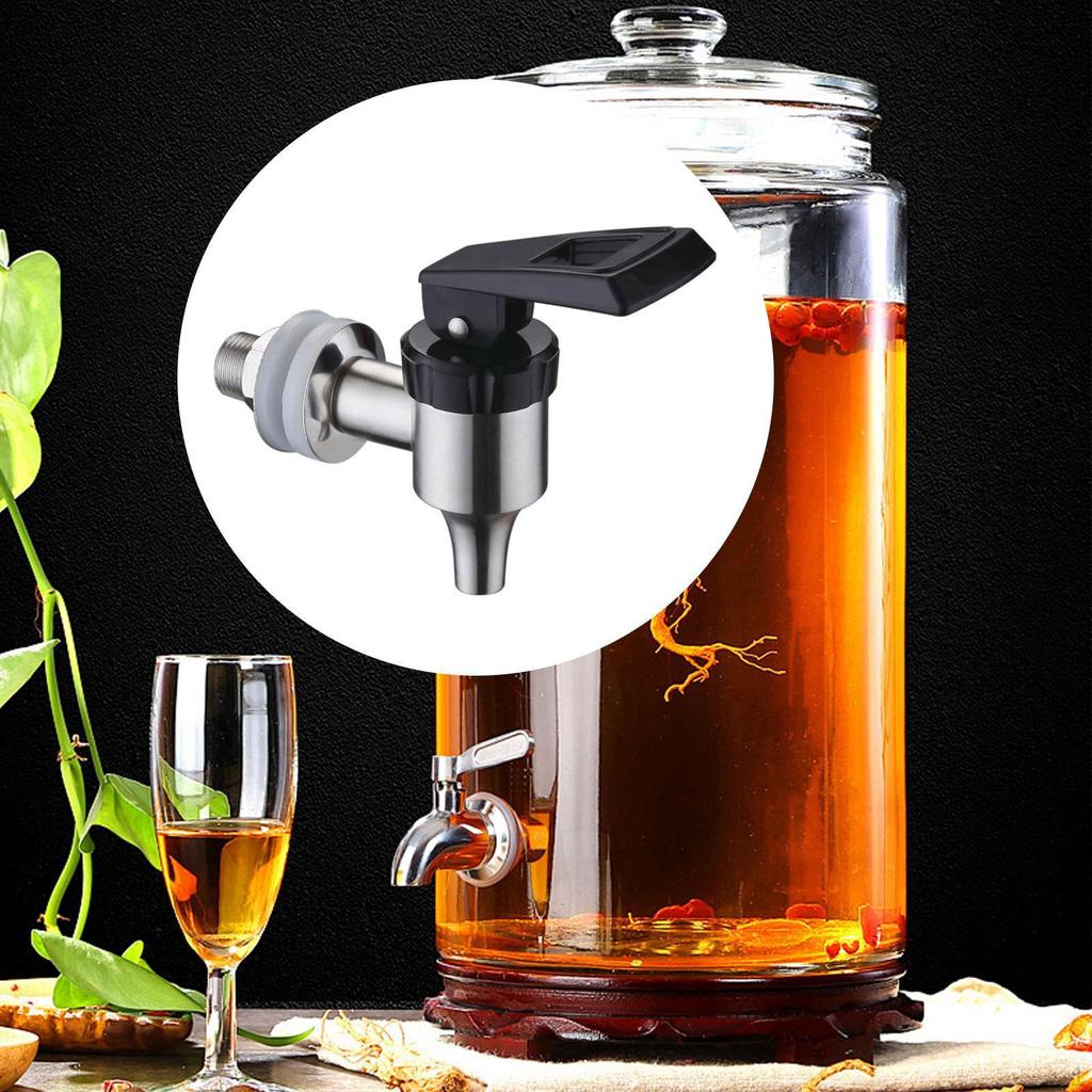 Beverage Dispenser Spigot Juice Container Spout Drink Faucet Wine Barrel Tap for Fridge
