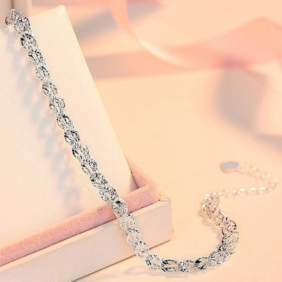 Phoenix Tail Plume Bracelet Retro Women Charm Chain Bracelet Alloy Jewelry Accessory for Anniversary Birthday Party