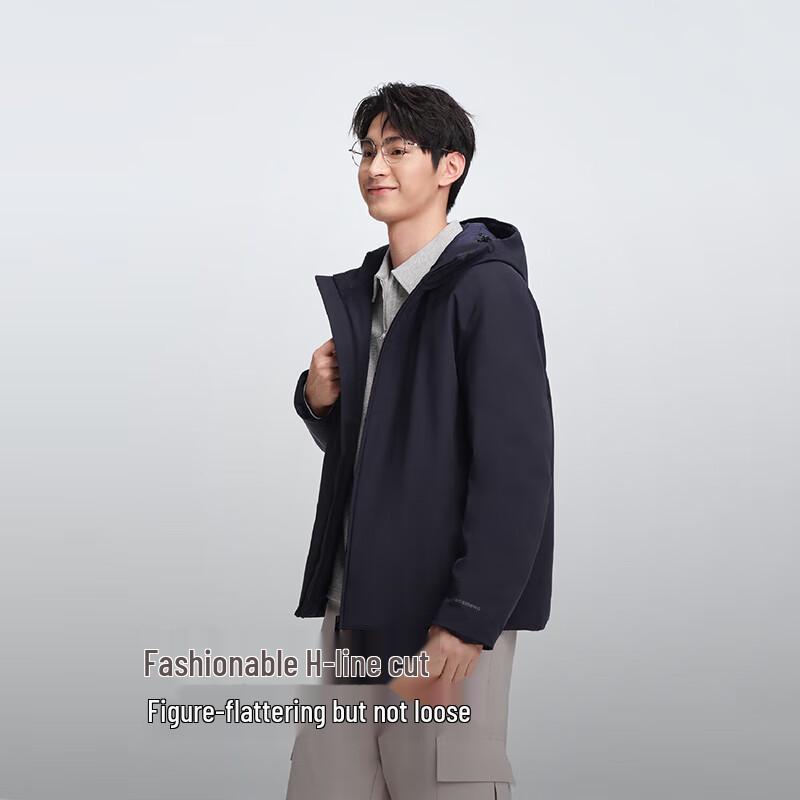 BOSIDENG Men's Hooded Business Down Jacket B250135329