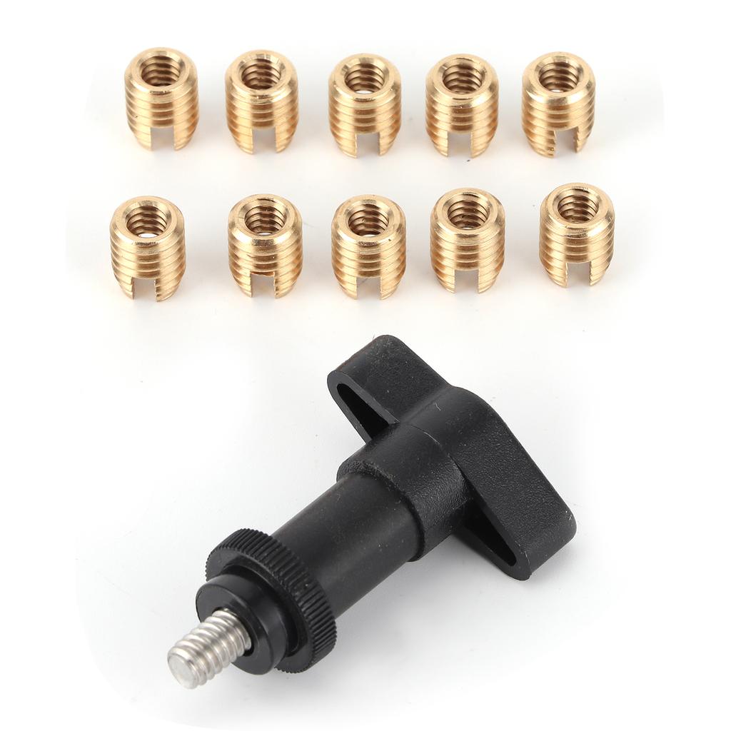 Motorcycle Fairing Insert Repair Kit Brass Bolts Screws W THandle Installation Tool for Batwing Type