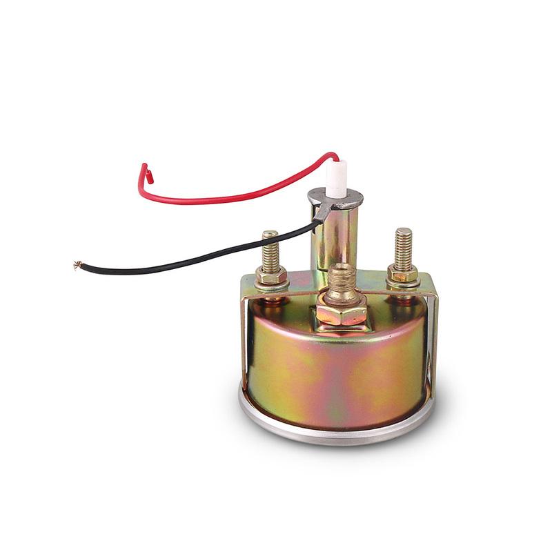 2"52мм Механический манометр давления масла 0-100PSI 1-7кг/см² Хромированный Черный циферблат Автомобильный прибор